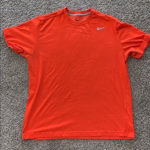 Men’s Large orange Nike Dri-Fit shirt